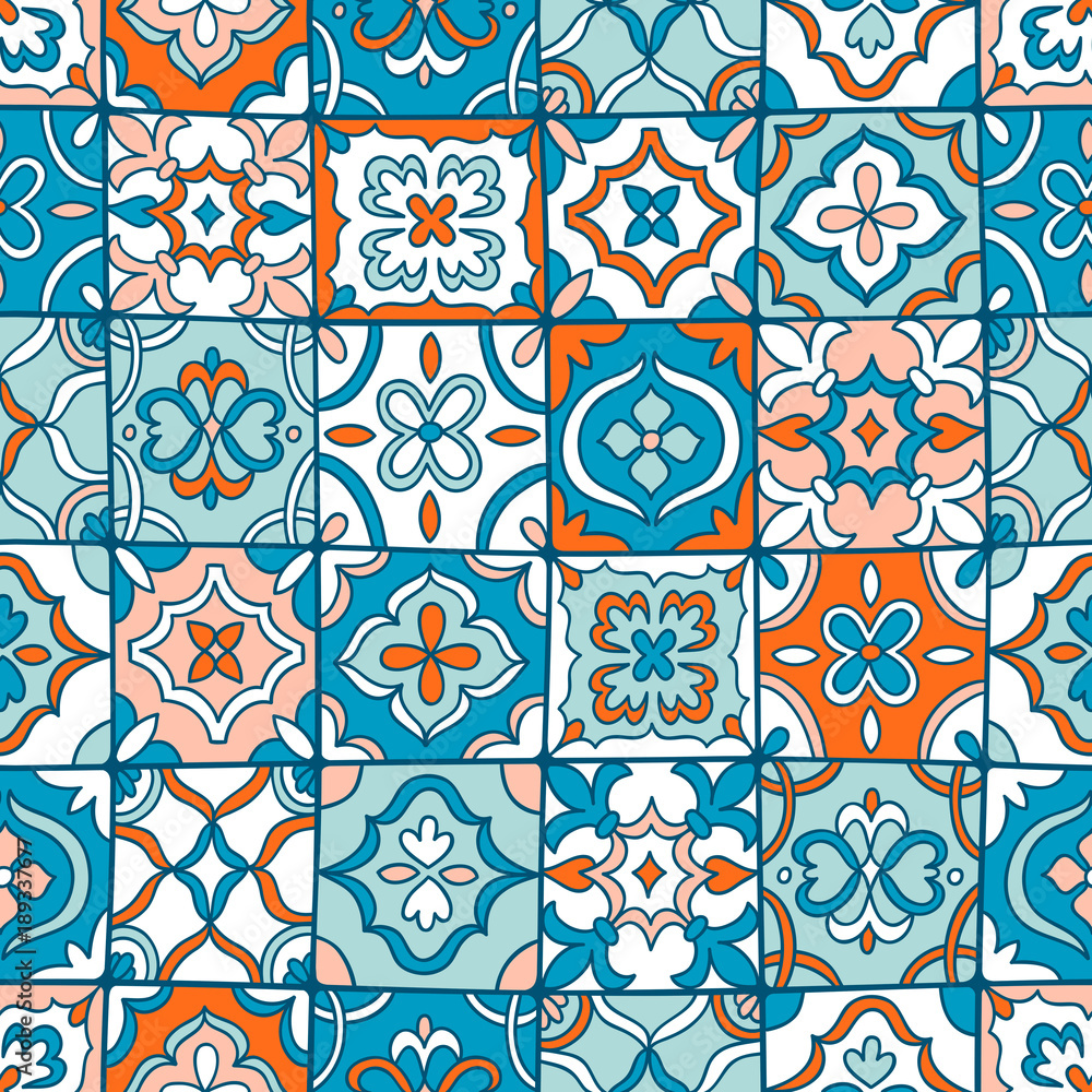Spanish tiles pattern