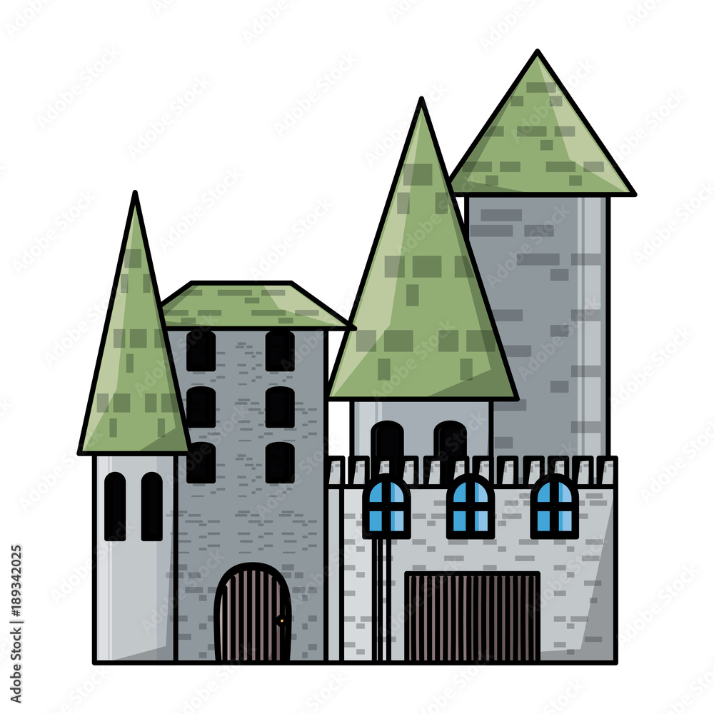 Medieval castle icon image Medieval castle icon image