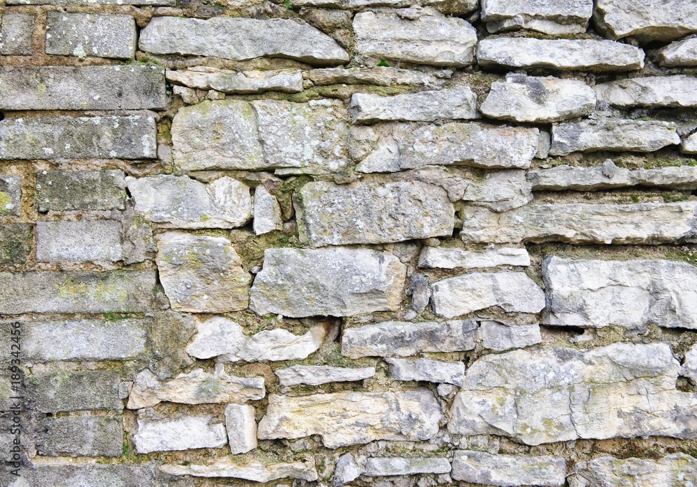 Obraz premium Old stone wall background