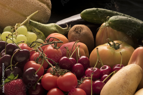 mixed fruits and vegetables