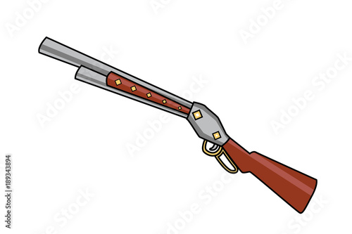 shotguns model m1887 cartoon design