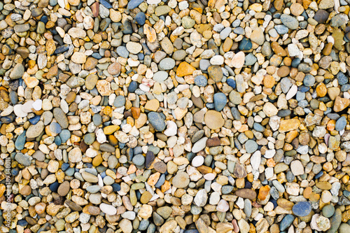 Abstract natural pebbles. background. stones for the garden. decorating a garden plot. landscape design