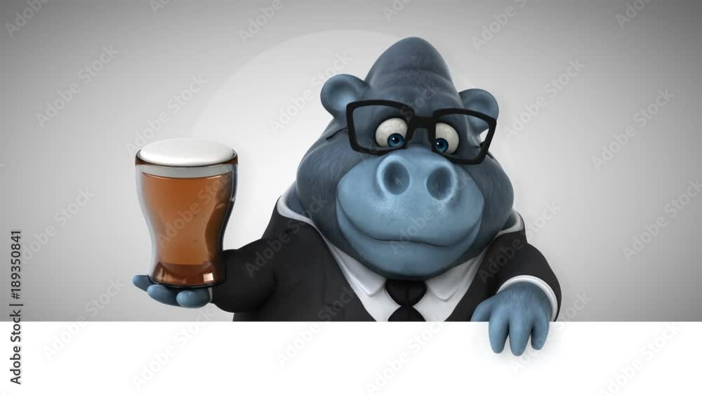 Fun gorilla - 3D Animation Fun gorilla - 3D Animation