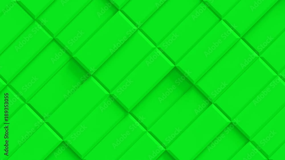 Abstract Rectangle Geometric Surface Loop 2G: green clean minimal beveled rectangular grid pattern, random waving background, nice fresh lime natural leaf tea green. Seamless loop 4K UHD FullHD. Abstract Rectangle Geometric Surface Loop 2G: green clean minimal beveled rectangular grid pattern, random waving background, nice fresh lime natural leaf tea green. Seamless loop 4K UHD FullHD.