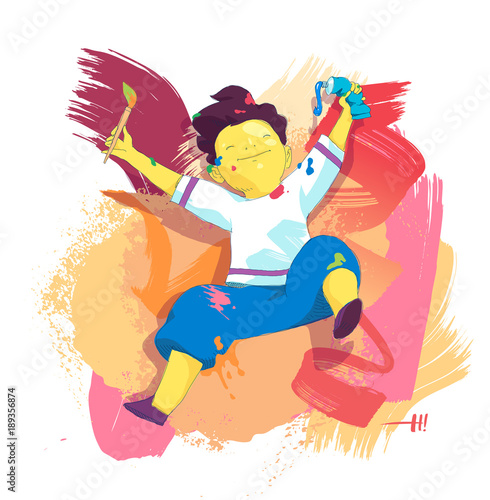 La vita è un'esplosione di colori