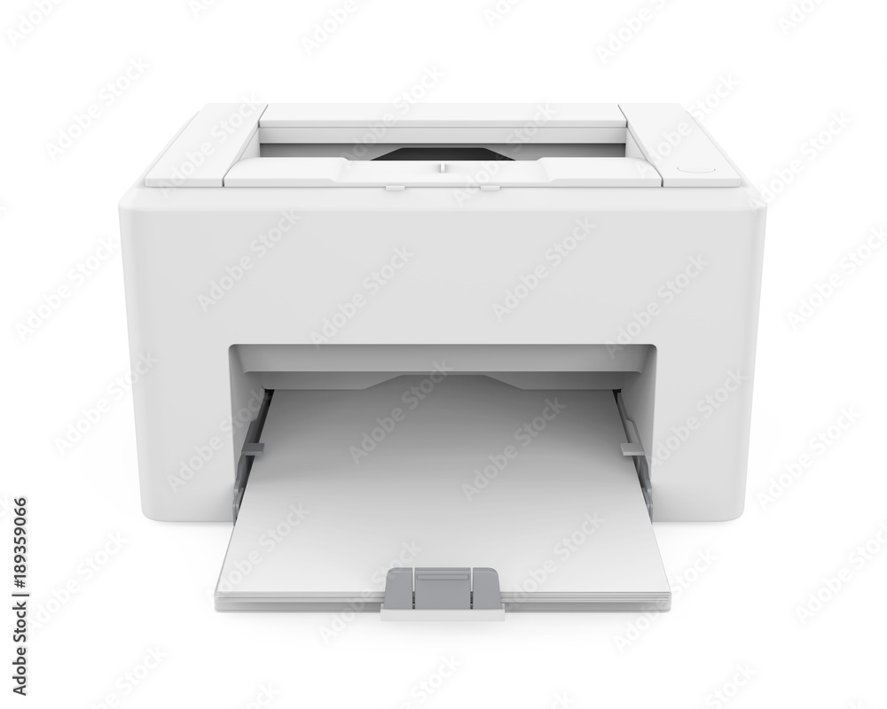 Laser Printer Isolated Laser Printer Isolated