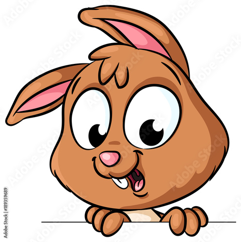 Niedlicher Osterhase - Vektor-Illustration