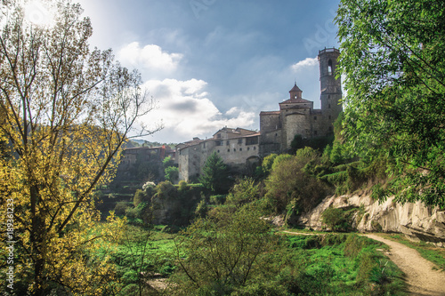 Landscape in Rupit, Costa Brava, Catalonia, Spain