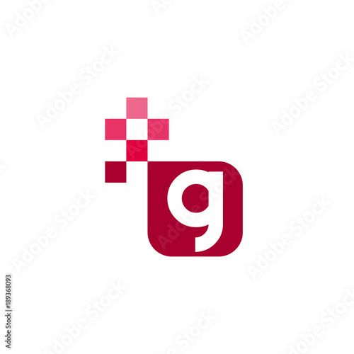 G Font Vector Template Design