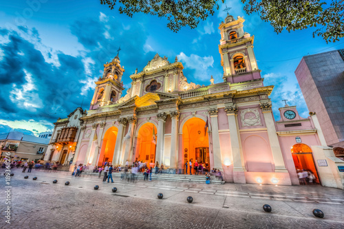 Cathedral Basilica in Salta, Argentina photo