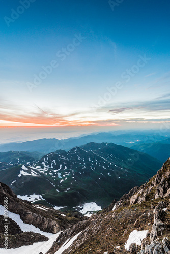 North eastern viewpoint of Pic du Midi  France