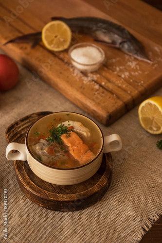 Tasty fish soup - ukha, sou...