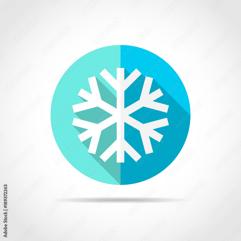 Snowflake icon. Vector illustration. Snowflake icon. Vector illustration.