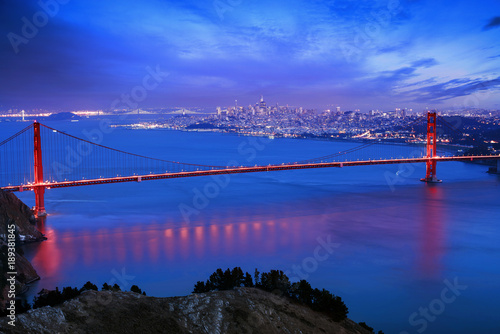 dernier rayon de lumière sur San Francisco