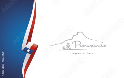 Texas abstract flag brochure cover poster background vector