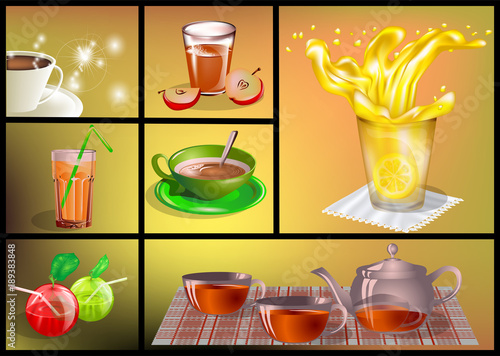 soft drinks set