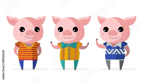 three little pigs fantasy tale