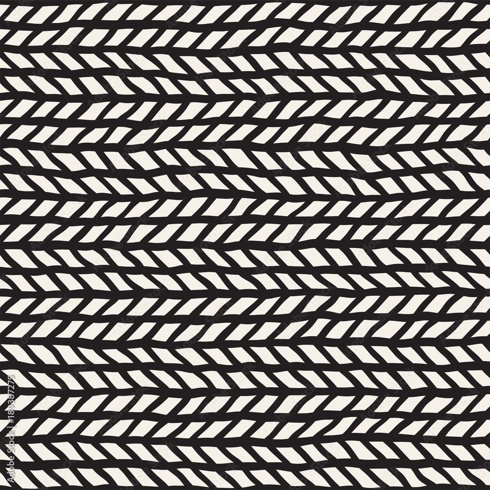 Hand drawn style seamless pattern. Abstract geometric tiling background in black and white. Vector doodle line lattice Hand drawn style seamless pattern. Abstract geometric tiling background in black and white. Vector doodle line lattice