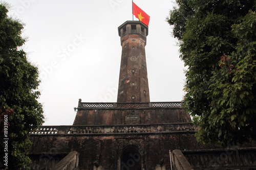 Hanoi Flag Tower Cot Co Vietnam