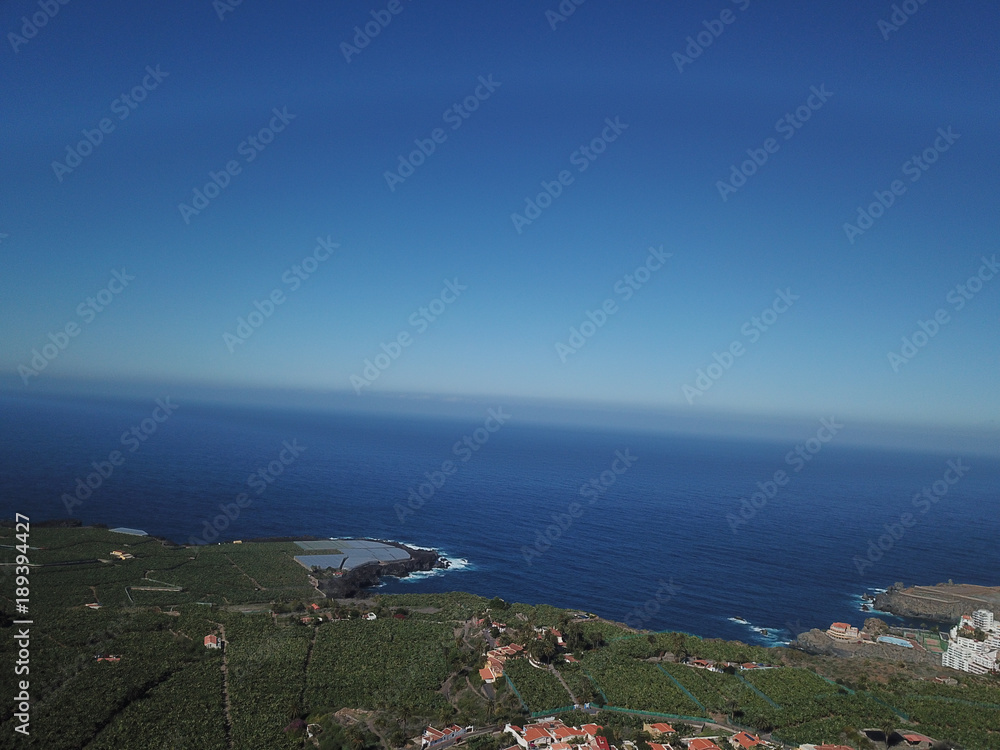 Landscapes at Tenerife from above