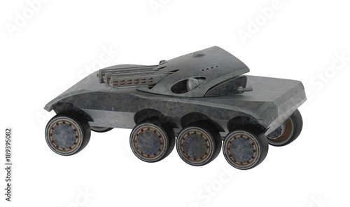 Fotografie Military droid car with gun