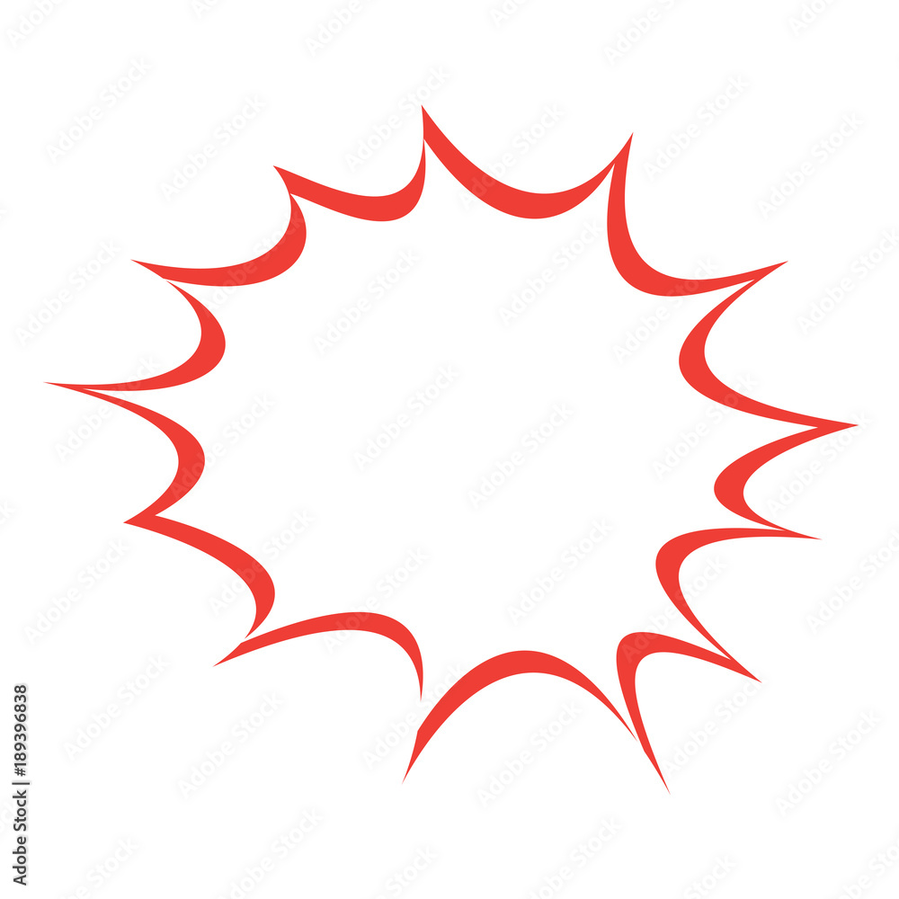 Isolated comic bubble Isolated comic bubble