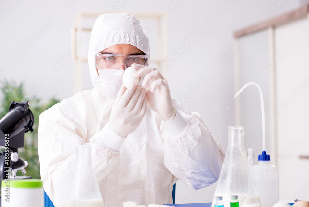 Food scientist testing new stuff in the lab Food scientist testing new stuff in the lab