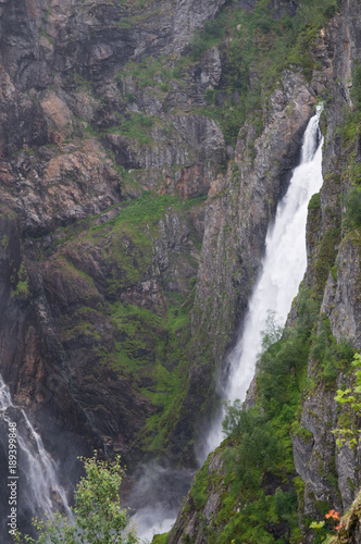 Wasserfall Voringfossen in Norwegen