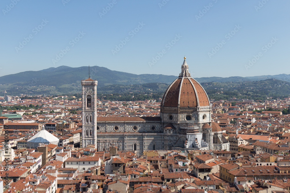 Florence Cathedral in a sunny day, Tuscany, Italy.
