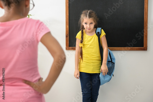 Girl bullying her classmate...