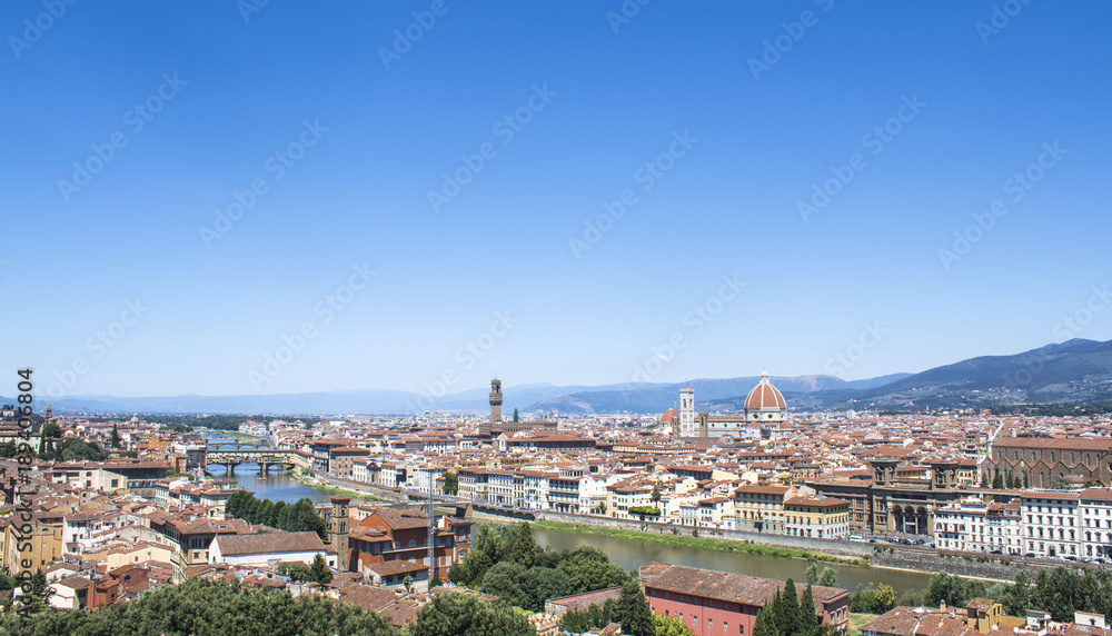 Panorama della città di Firenze