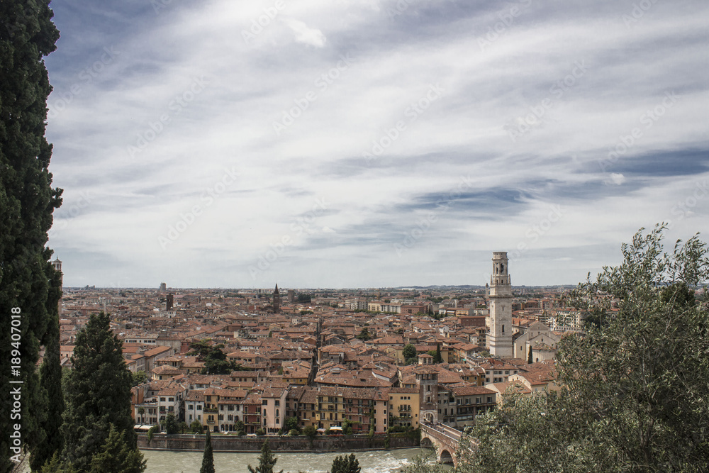 Panorama della città di Verona
