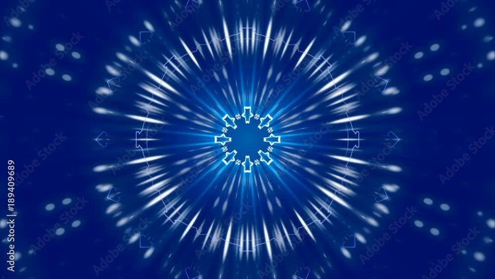 flowing light and lines, blue abstract background, loop flowing light and lines, blue abstract background, loop