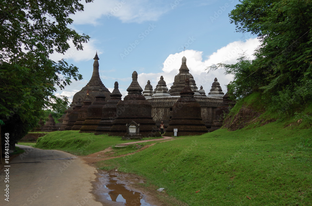 The Andaw-thein Temple in Mrauk U, Myanmar