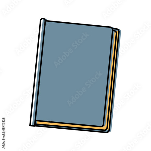 Book closed isolated icon vector illustration graphic design