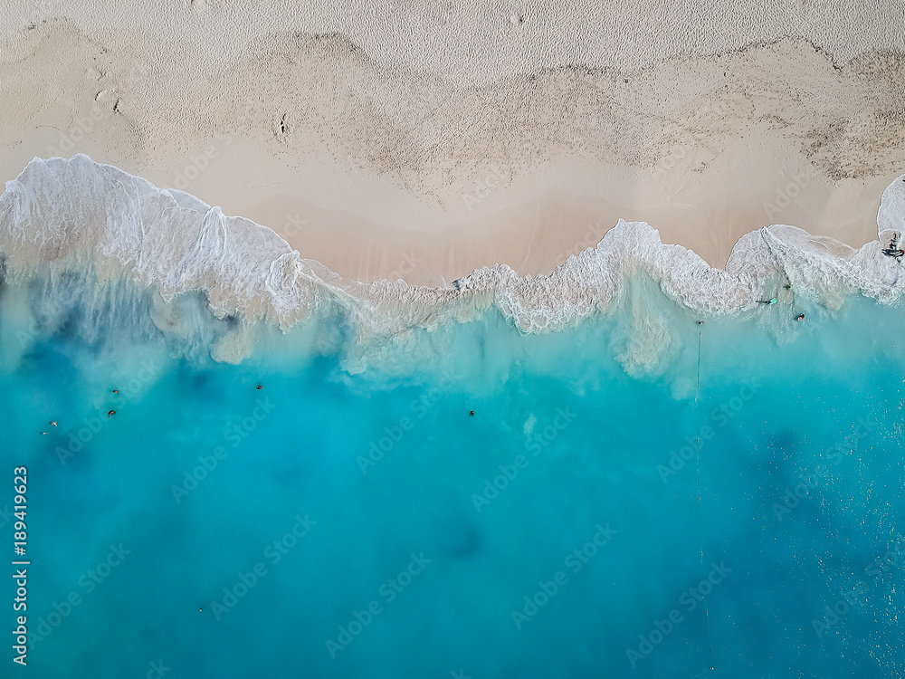 Drone photo Grace Bay, Providenciales, Turks and Caicos