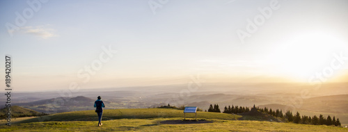 Wundervolle Aussicht bei Sonnenuntergang