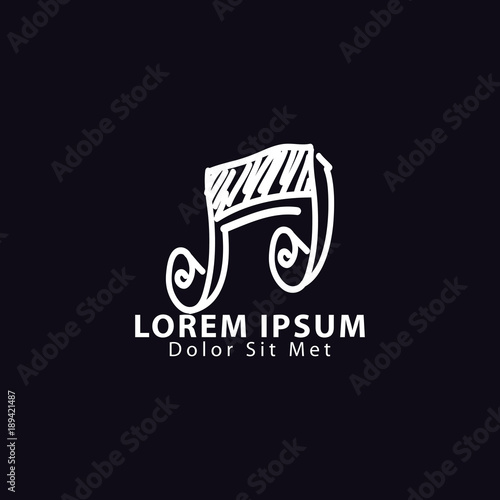 Music draw Logo Icon