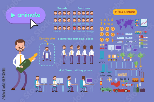 Minimalistic character constructor for animating 