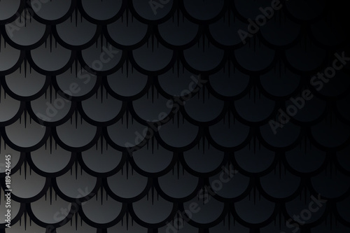 dark fish scale backdrop vector