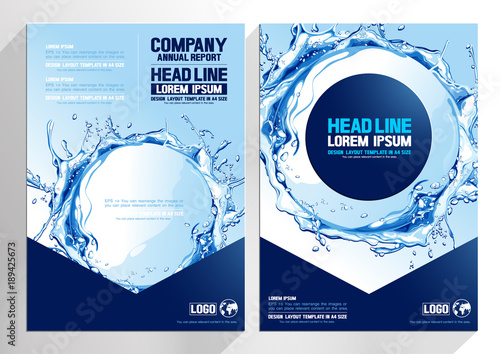 flyer brochure design. layout template background. Business Vector illustration. you can place relevant content on the area.