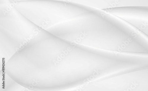 Light grey and white smooth flowing waves background