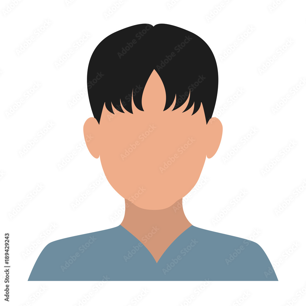 Man faceless avatar icon vector illustration graphic design Man faceless avatar icon vector illustration graphic design