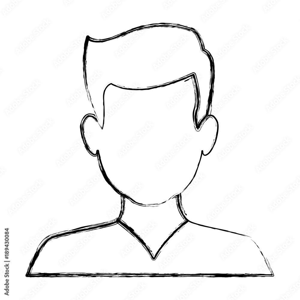 Man faceless avatar icon vector illustration graphic design Man faceless avatar icon vector illustration graphic design