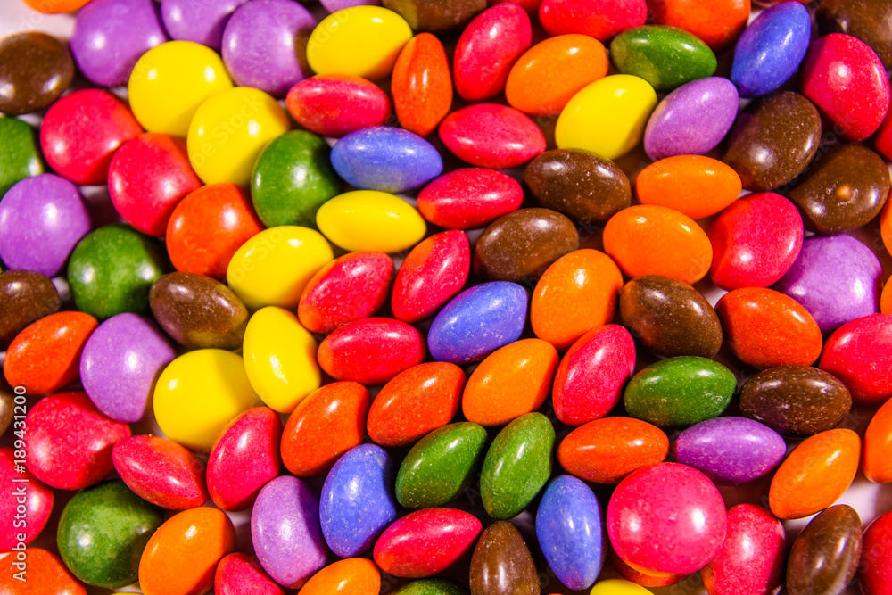 Texture of the many candies for background Texture of the many candies for background