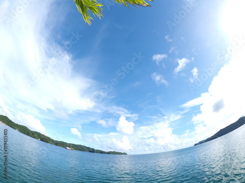 パラオの海　空