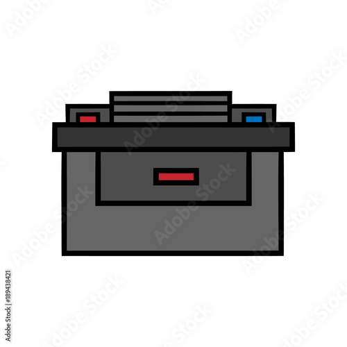 Cartoon Car Battery Vector Illustration