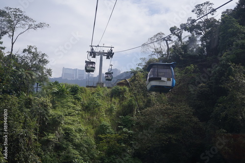 Cableway Over Mountain