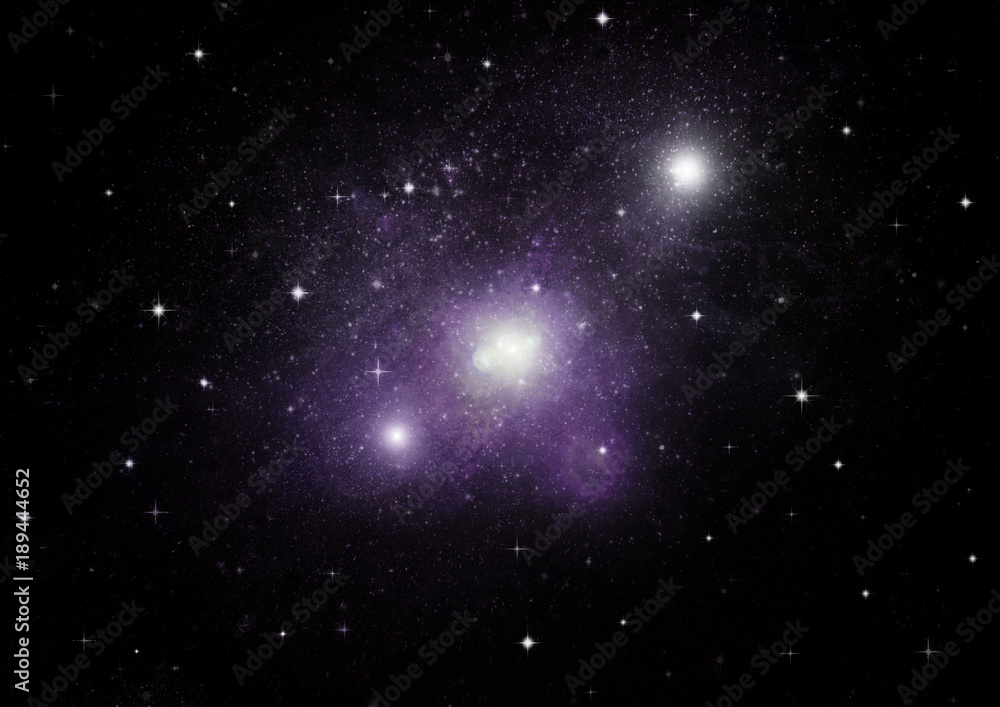 Fototapeta premium galaxy in a free space