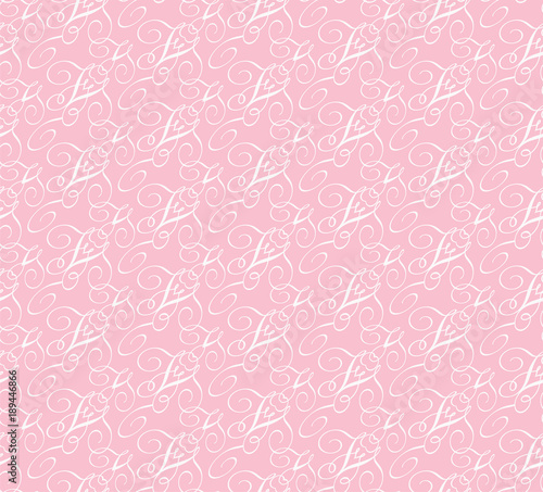 abstract pink vector pattern damask seamless background